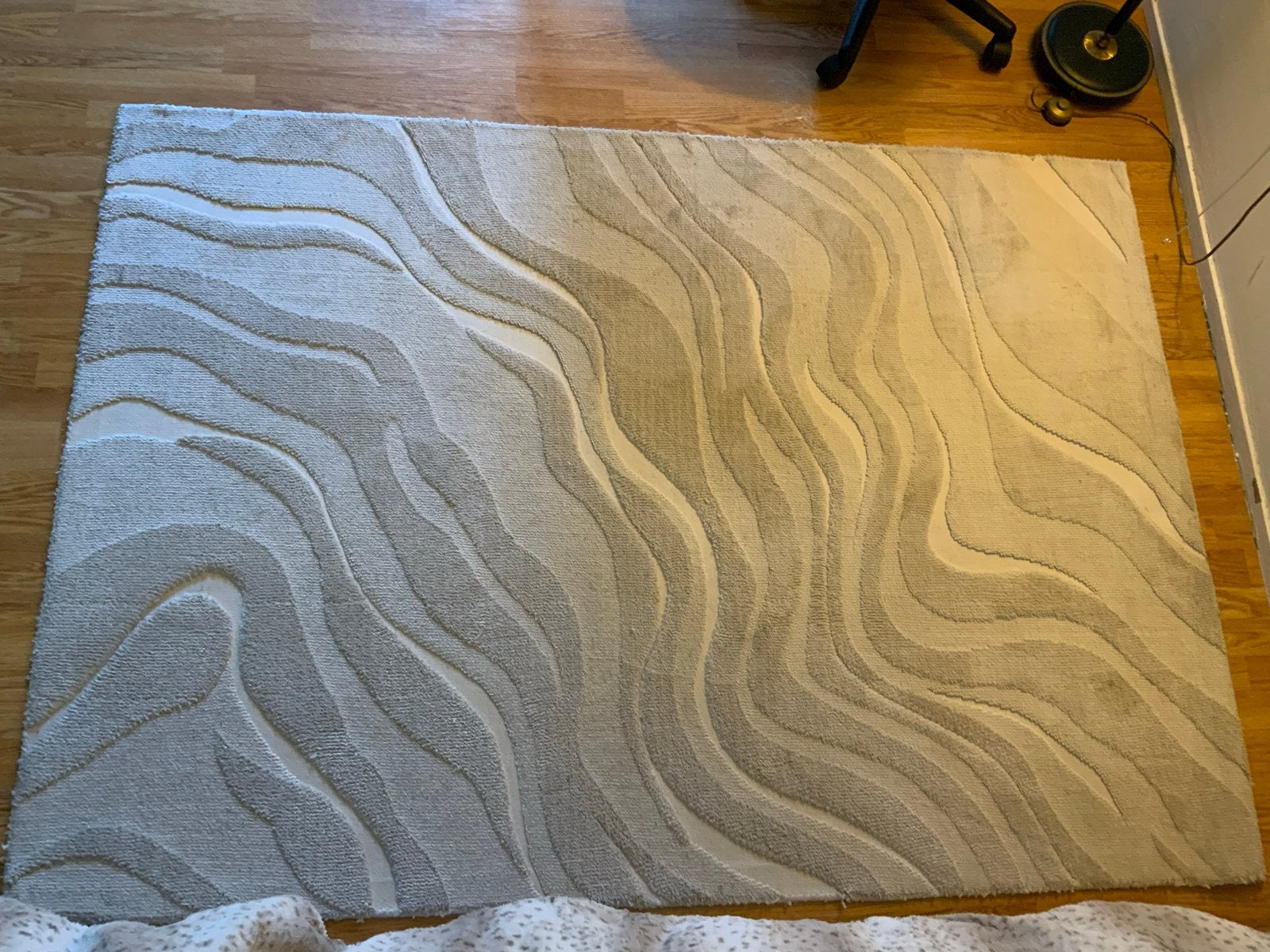 JYSK Klematis Vloerkleed - 140x200 cm, Gebruikt, 100 tot 150 cm, Wit, Ophalen of Verzenden