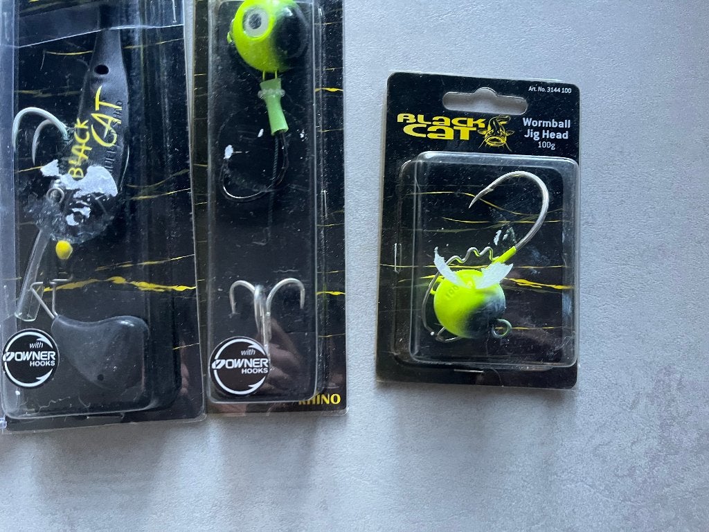 adv 366 / NIEUW mixset diverse voor meerval BLACK CAT, Watersport en Boten, Hengelsport | Roofvissen, Ophalen of Verzenden, Nieuw