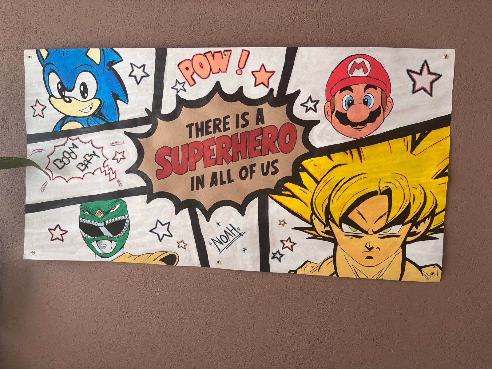 Banner op maat gemaakt voor elke gelegenheid, Handgemaakt, Nieuw, Meerkleurig, Ophalen of Verzenden