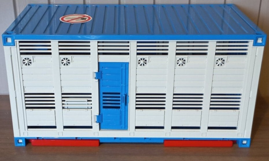 Bruder 35,2cm*17,5cm*17,5cm Veecont. Crawler-Tamiya-Wedico, Ophalen of Verzenden, Zo goed als nieuw