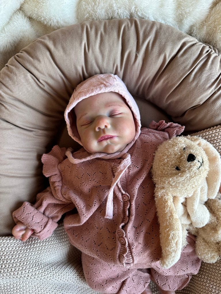 Reborn Sol | realistische babypop | handgemaakt, Ophalen of Verzenden, Zo goed als nieuw, Pop, Levensecht of Reborn
