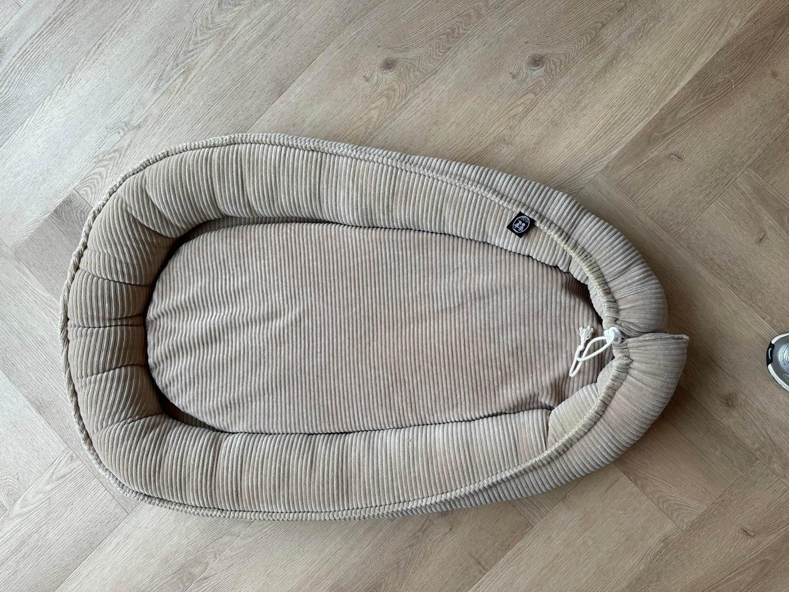 Baby bestje beige rib, Ophalen, Gebruikt, Overige typen