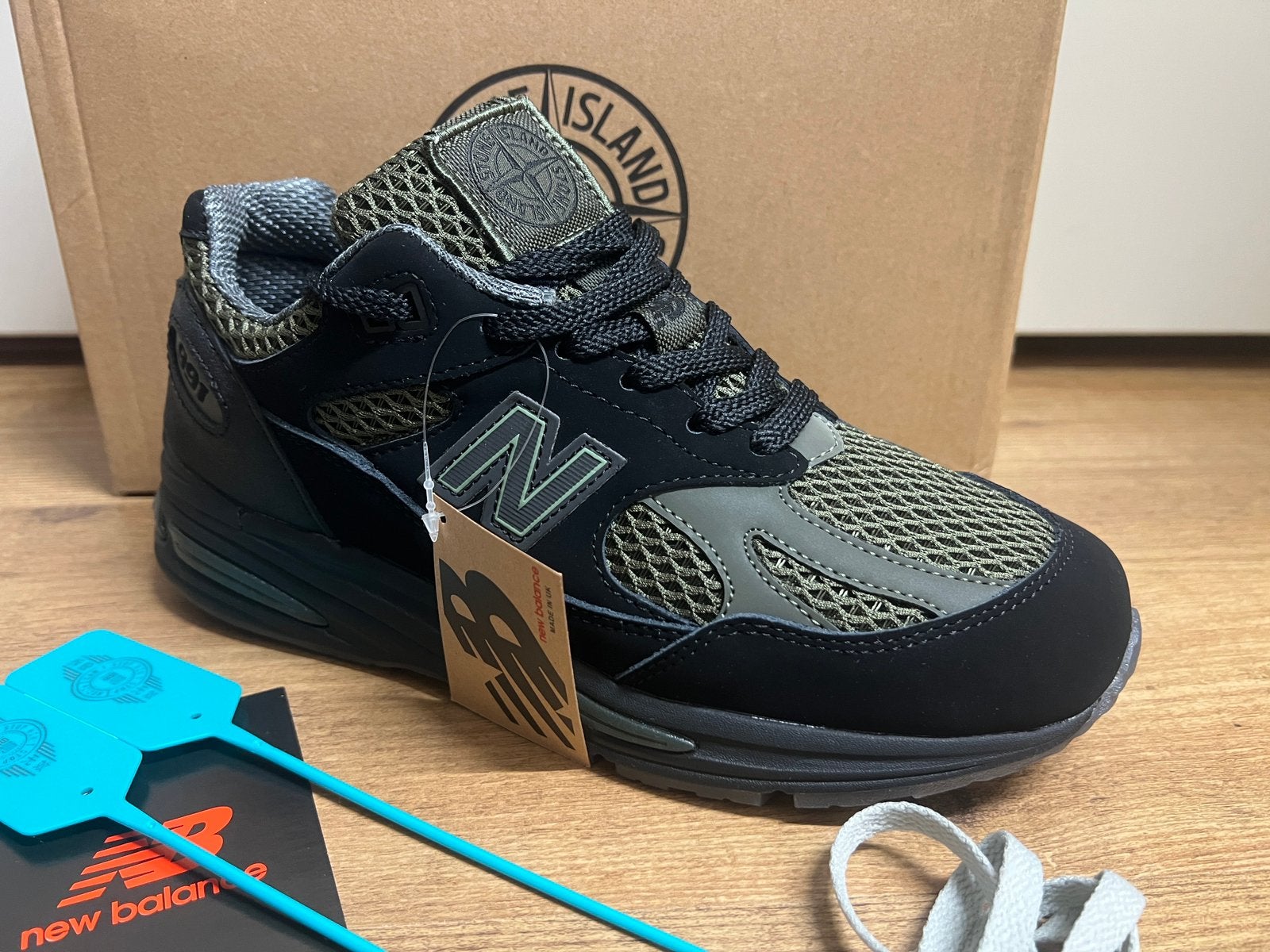 Stone Island x New Balance 991v2 Made in Uk maat 41.5 / 8, Ophalen of Verzenden, Nieuw, Overige kleuren