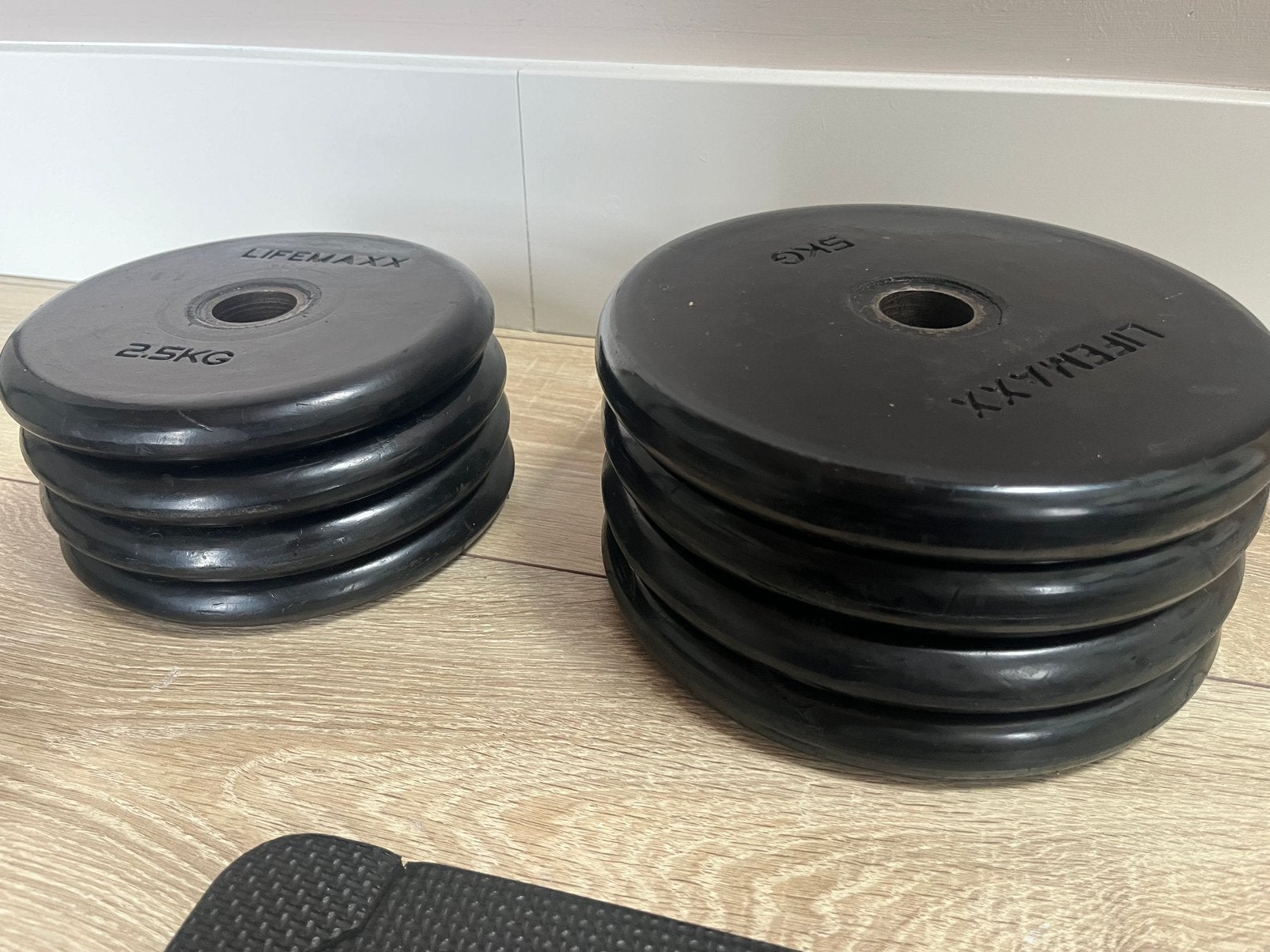 Halterschijven sport gewichten voor halter dumbbell etc., Sport en Fitness, Fitnessmaterialen, Ophalen, Gebruikt, Halterset