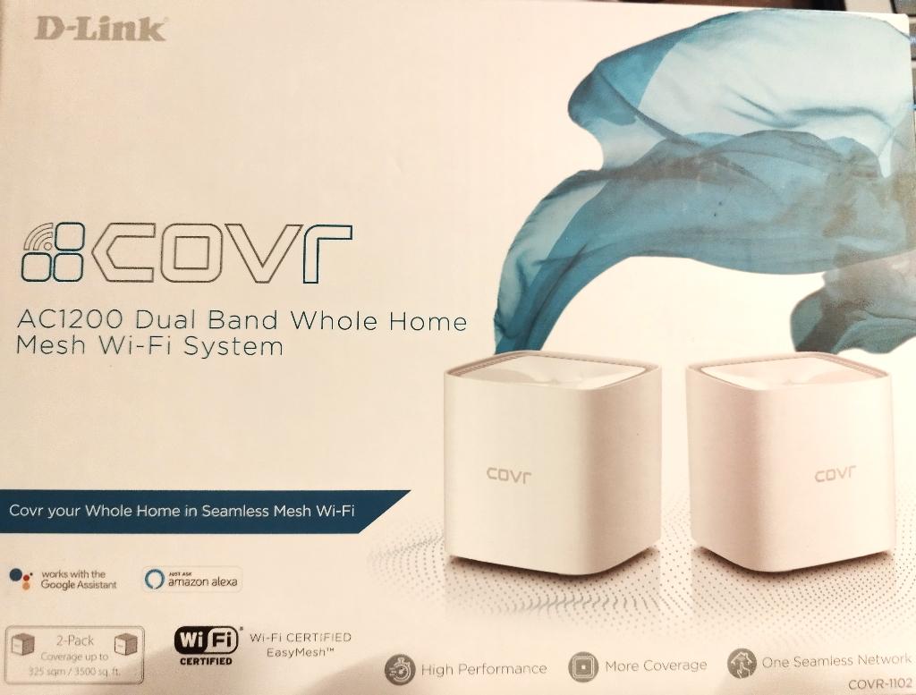 D- LINK COVR-AC1200 Dual‑Band Whole Home Mesh Wi‑Fi System, Ophalen of Verzenden, Nieuw, D-Link