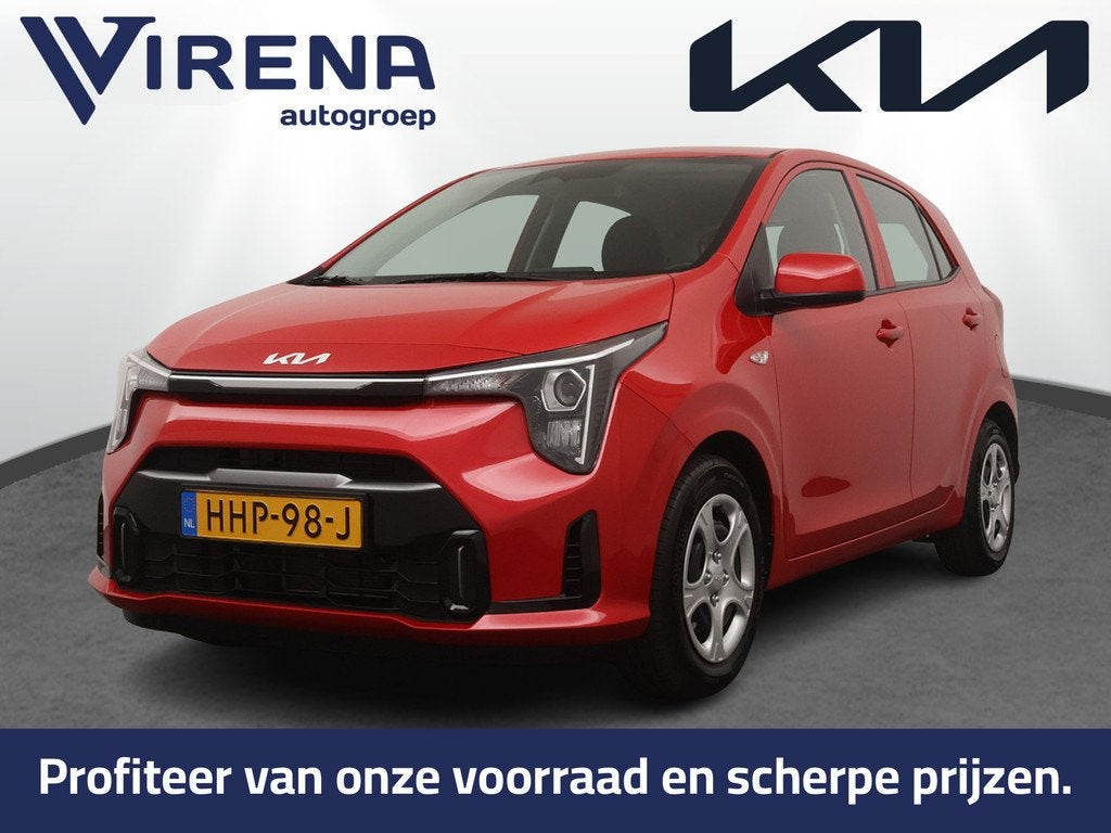 Kia Picanto 1.0 DPI DynamicLine - Airco - Cruise Control- Na, Voorwielaandrijving, 12 maanden, Stof, 4 stoelen