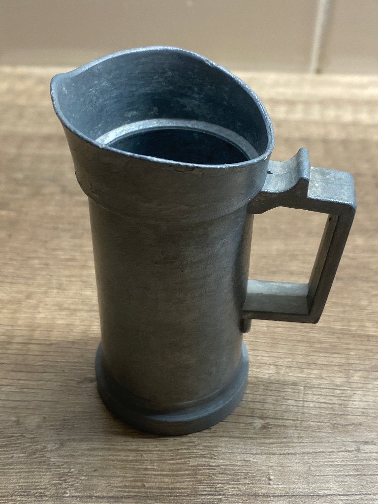 tinnen  maatbeker, Ophalen of Verzenden