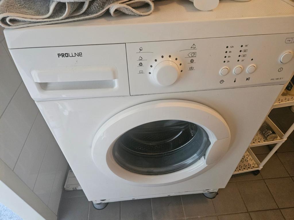 Proline Voorlader Wasmachine - stuk, Gebruikt, Ophalen of Verzenden, Voorlader, 85 tot 90 cm