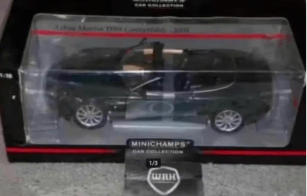 1:18 ASTON MARTIN DB9 CONVERTIBLE Minichamps NIEUW WRH, Verzenden, Nieuw, Auto, MiniChamps