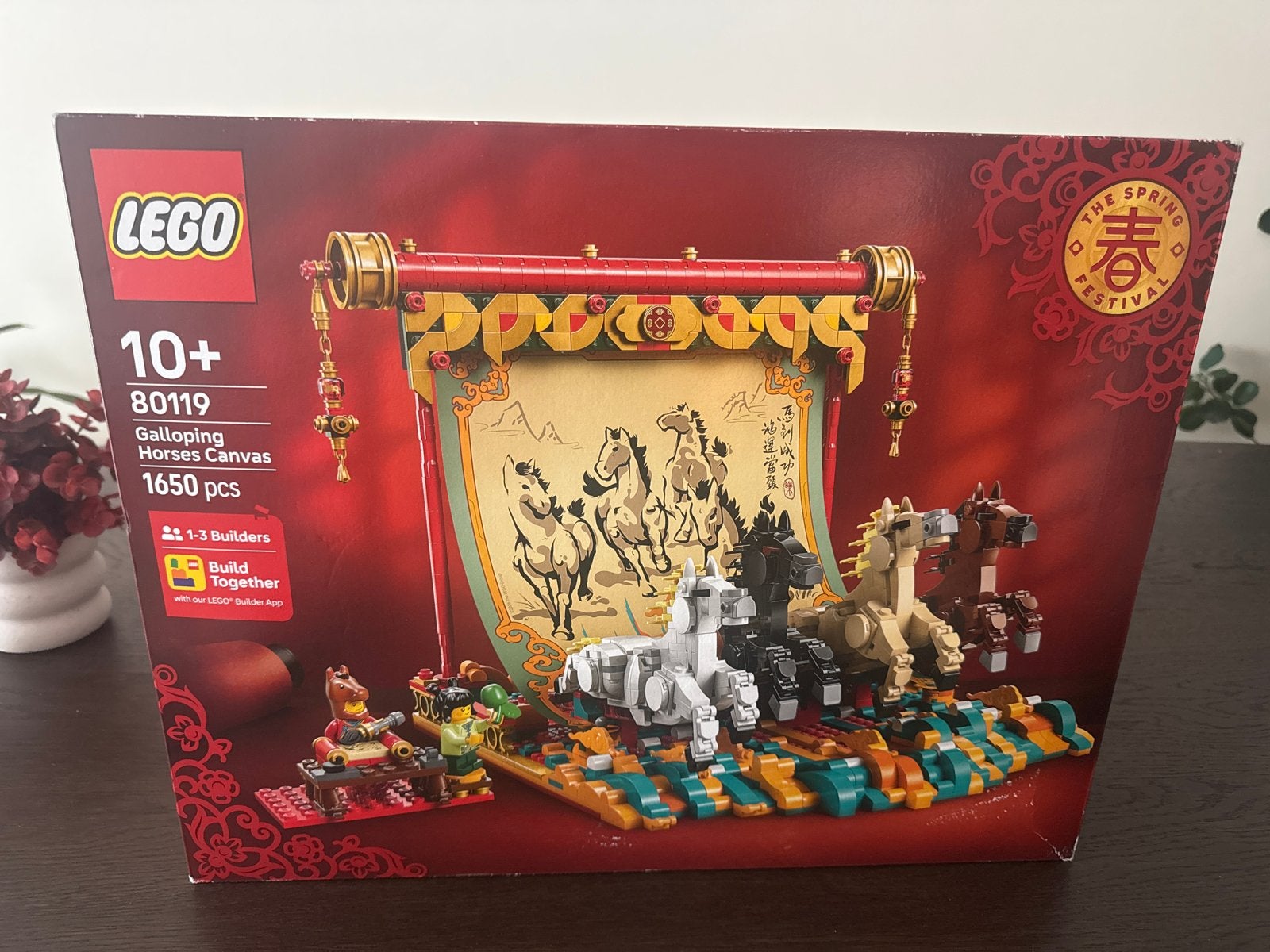 LEGO 80119 Galloping Horses Canvas - Nieuw in doos, Ophalen, Nieuw, Overige merken