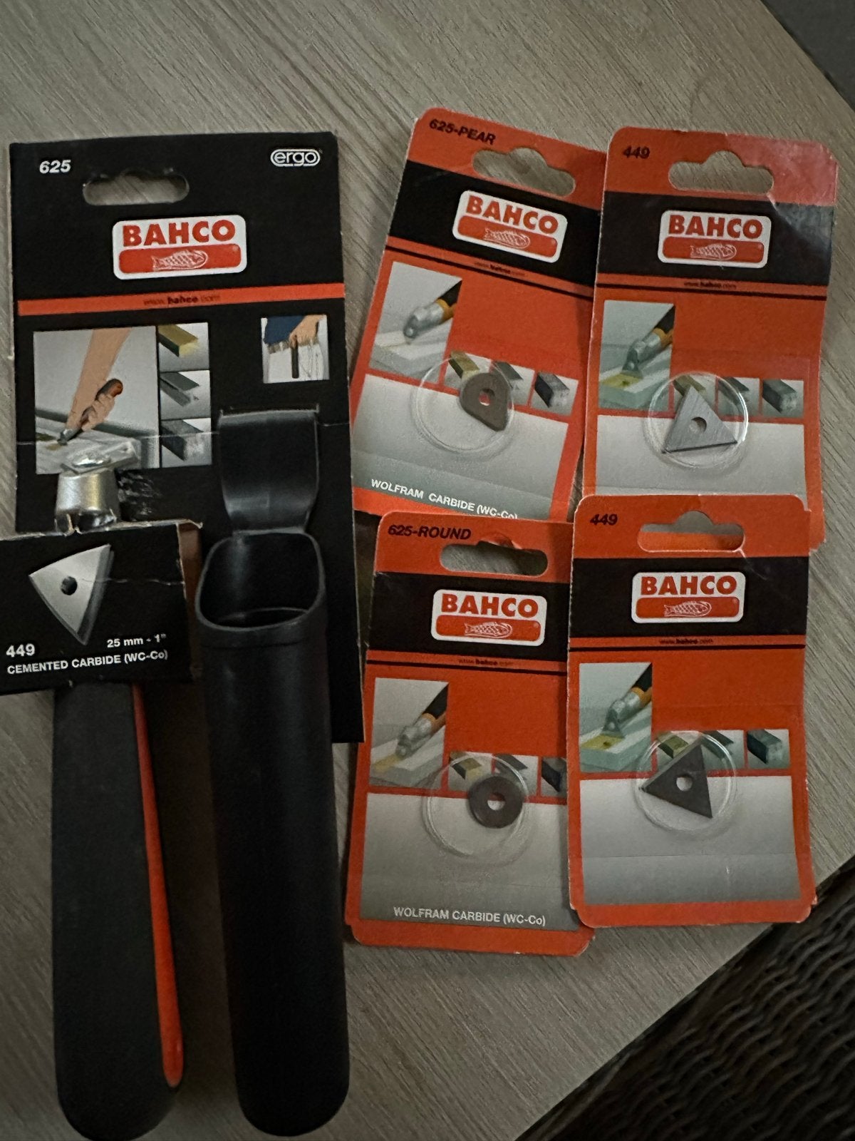 Bahco Ergo Schraper Set met Wolfram Carbide Bladen, Verzenden, Nieuw