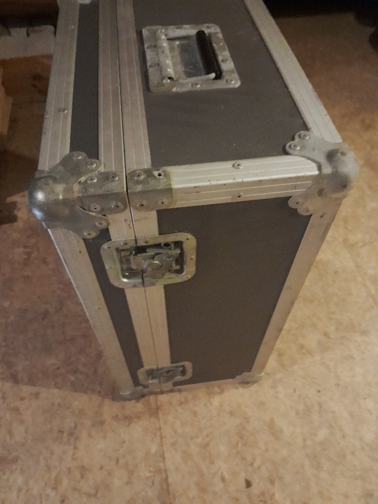 Hard Hout koffer middelgroot, Ophalen, Gebruikt, Overige instrumenten