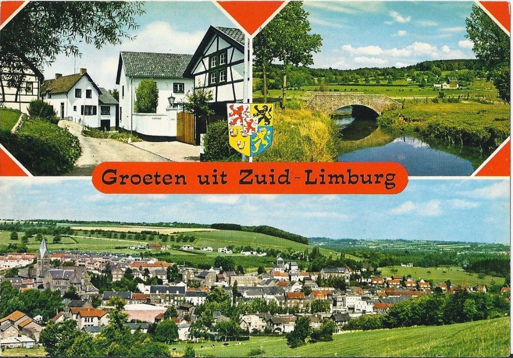 K5631 Ongelopen ansichtkaart groeten uit zuid limburg, Ophalen of Verzenden, 1980 tot heden, Gelopen