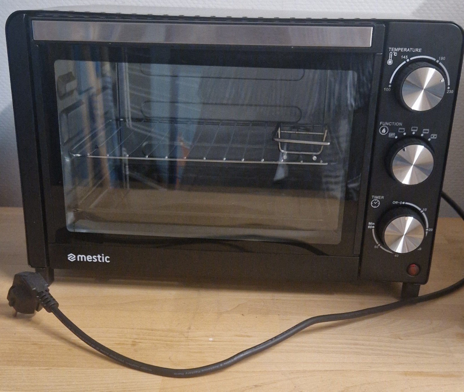 Mestic mini-oven - Slechts een week gebruikt!, Ophalen, Minder dan 45 cm, Overige merken, Minder dan 45 cm