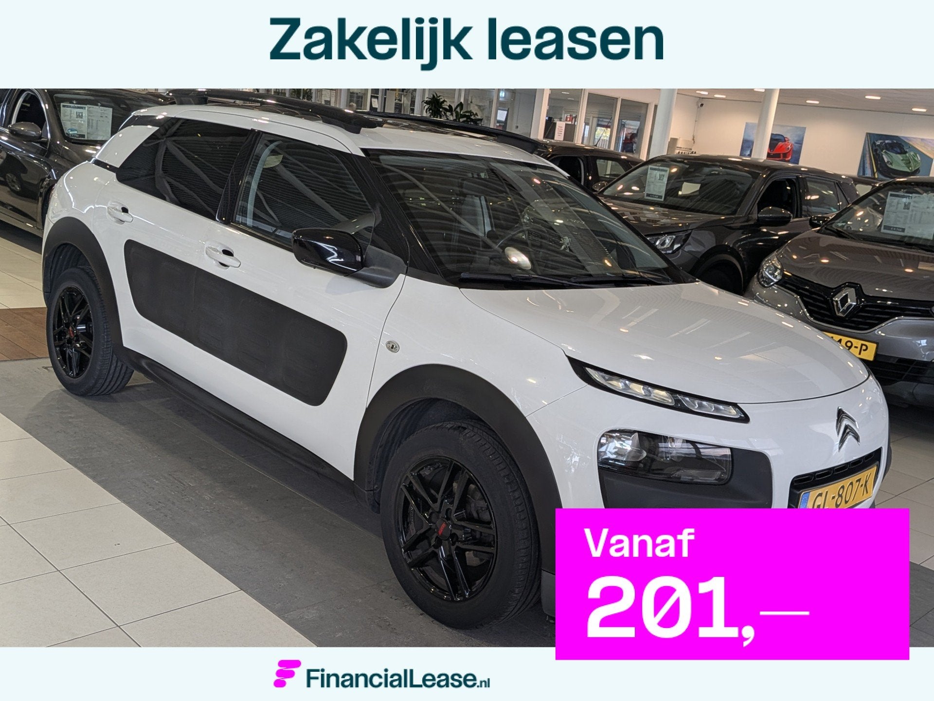 Citroën C4 Cactus 1.2 e-VTi Business Automaat Panoramadak,, Stof, 82 pk, Origineel Nederlands, Bedrijf