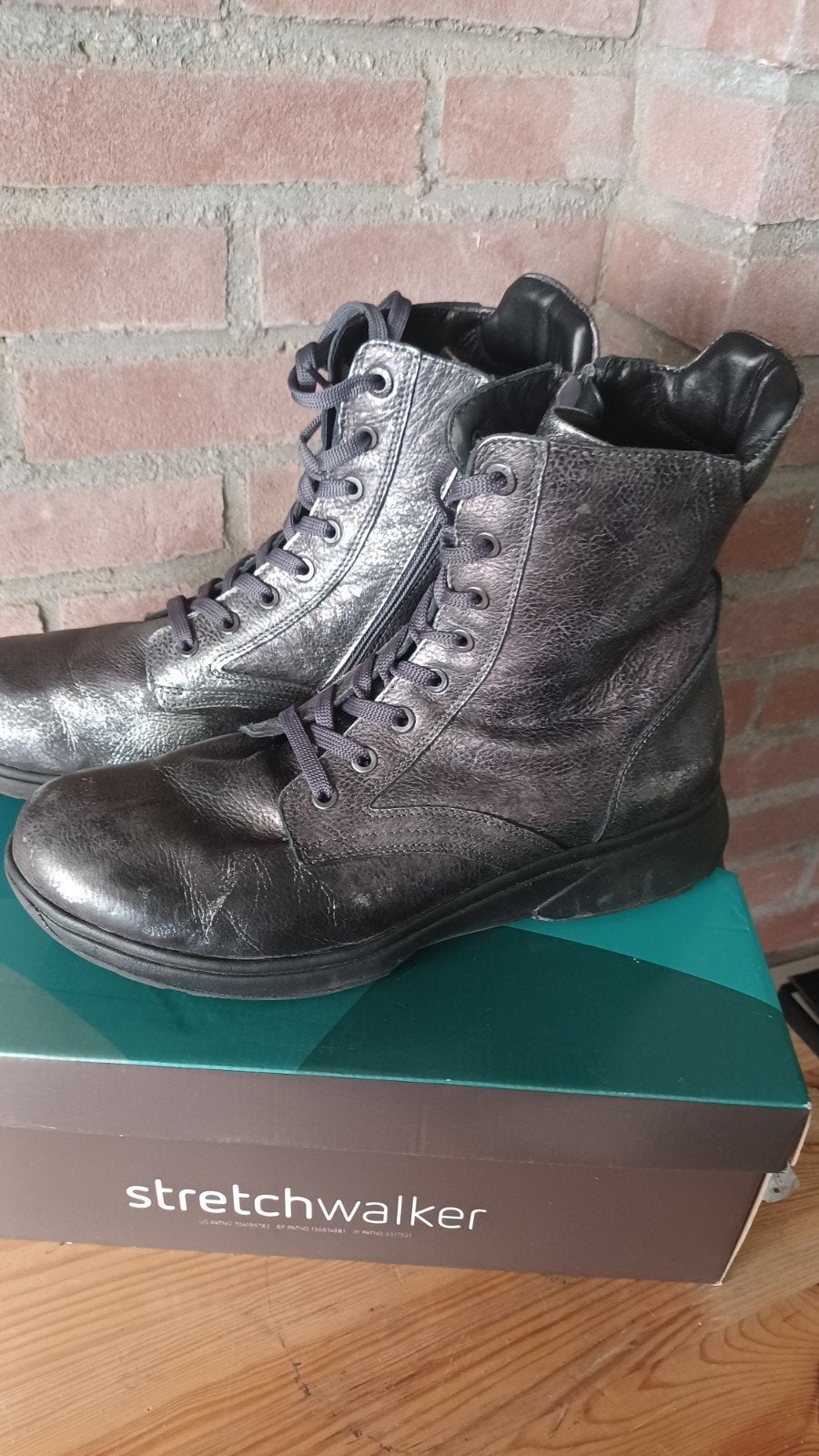 Stretchwalker Albi Old Silver laarzen, maat 42, Kleding | Dames, Stretchwalker, Lage of Enkellaarzen, Ophalen of Verzenden, Zo goed als nieuw