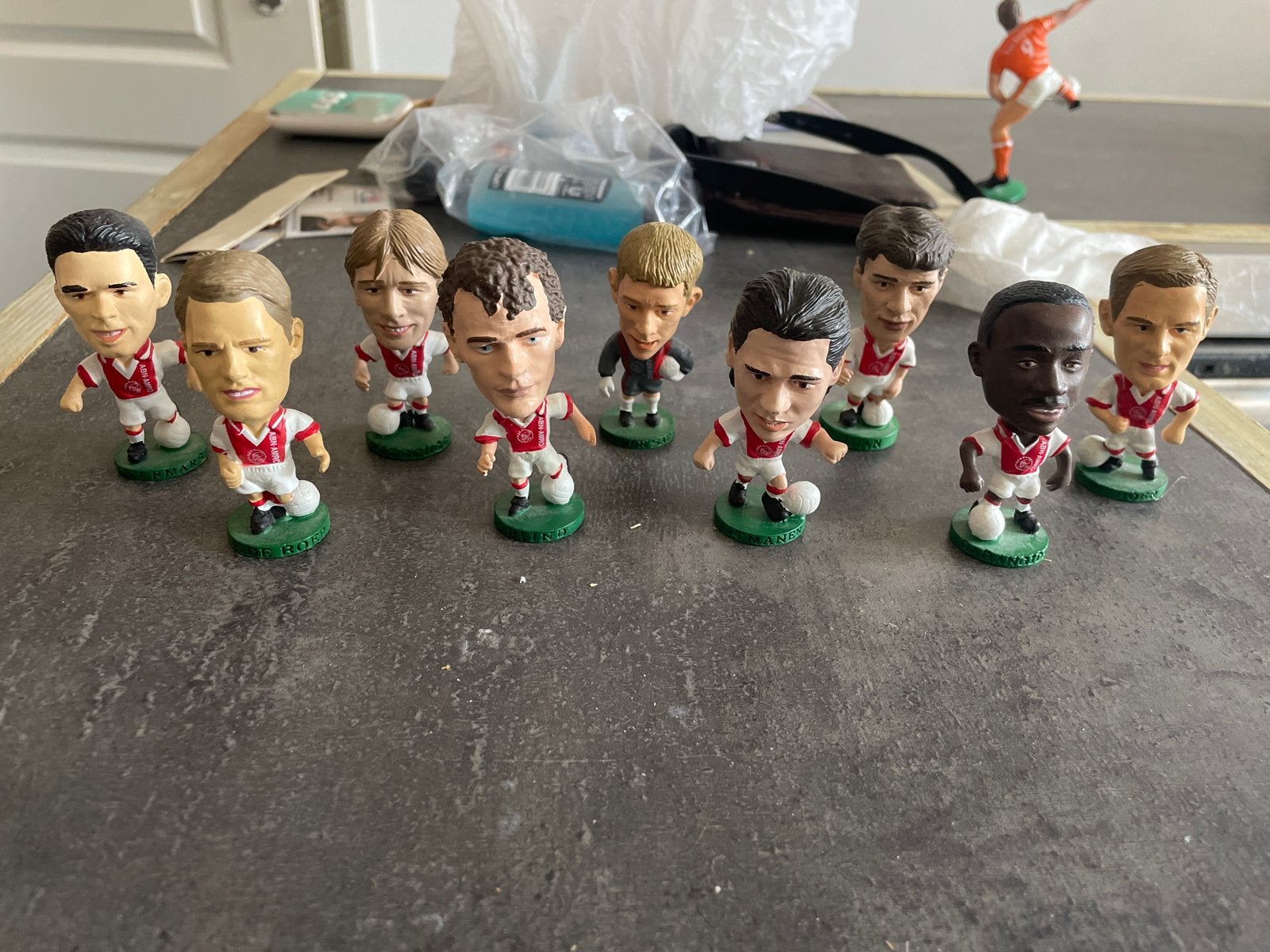 Voetbalpoppetjes Ajax - 9 verschillende spelers, Ophalen, Gebruikt