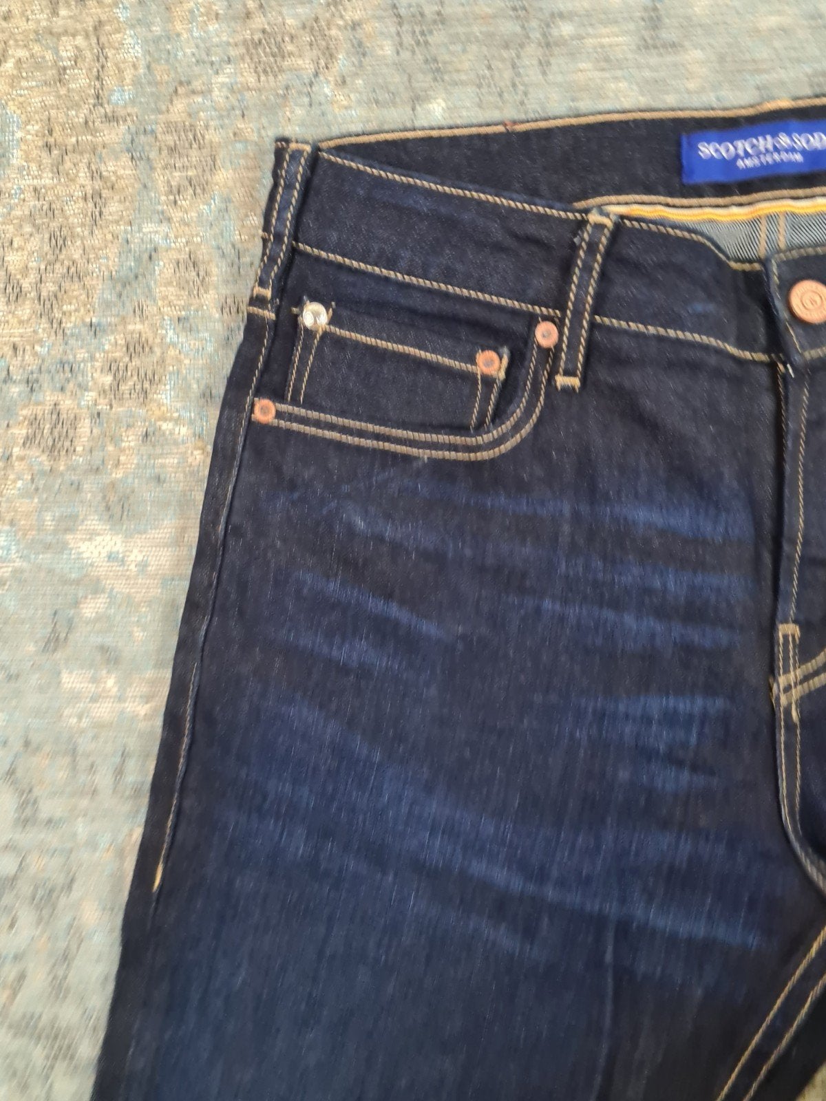 Scotch and Soda SKIM W30 L32 Skinny STRETCH Bronno3032 Blauw, Blauw, https://scotch-soda.eu/pages/contact, W32 (confectie 46) of kleiner