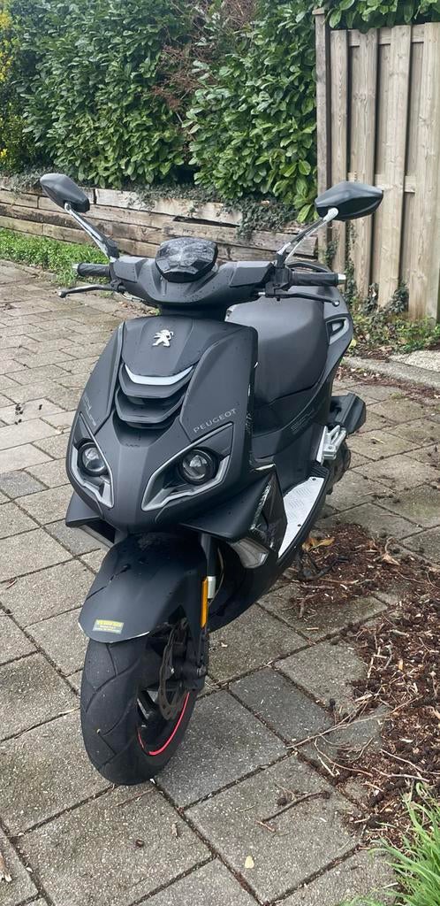 Peugeot Speedfight 4 Scooter - Mat Zwart, Fietsen en Brommers, Scooters | Peugeot, Ophalen, Gebruikt, Maximaal 45 km/u, Speedfight