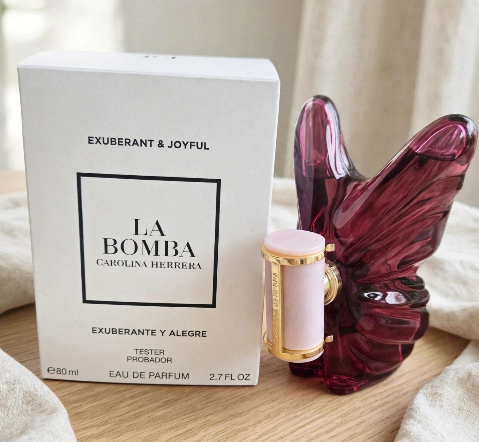 Nieuw vlinder Carolina Herrera La Bomba edp 80 ml, Ophalen of Verzenden, Nieuw