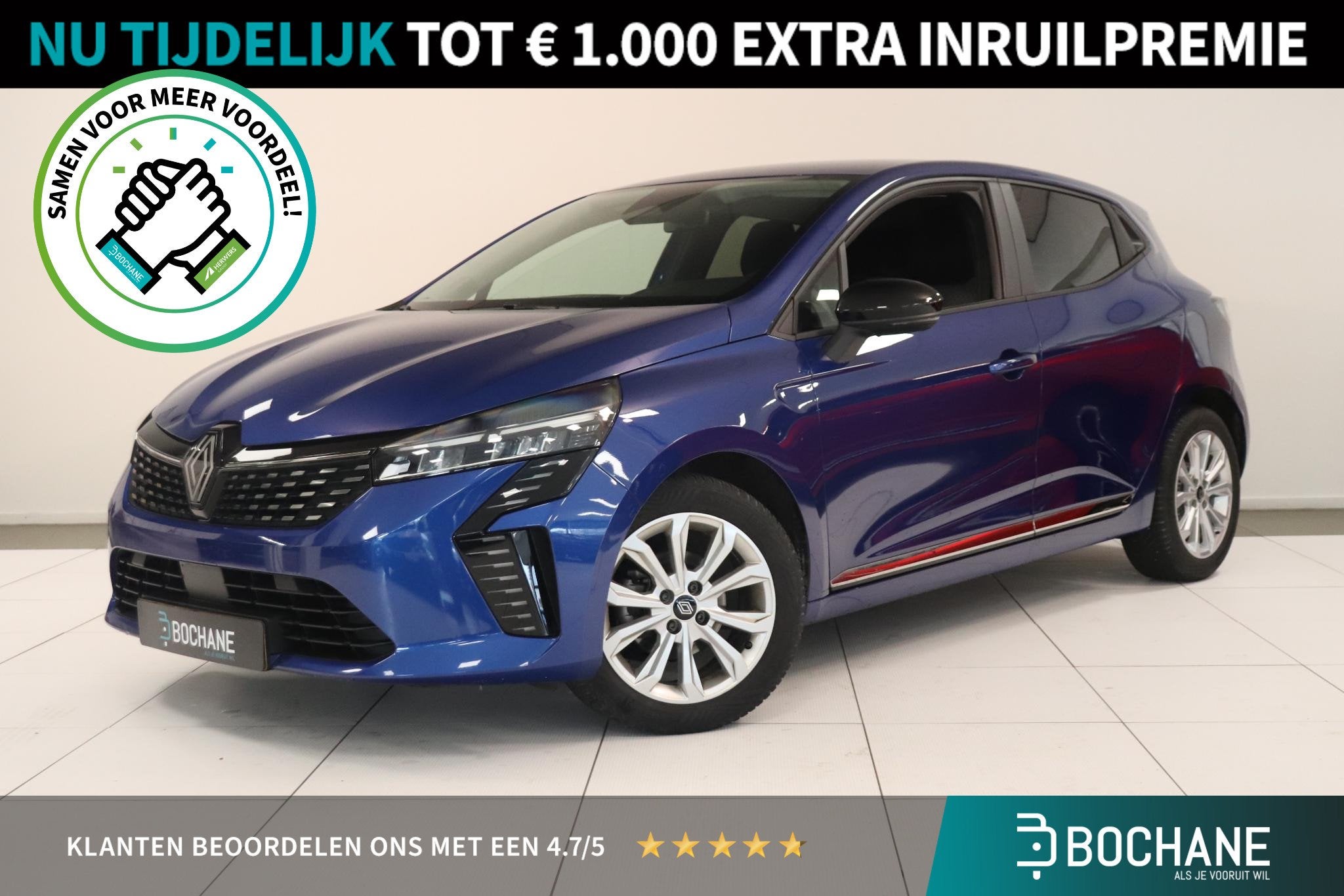 Renault Clio 1.0 TCe 90 GPF evolution | Camera | Navigatie |, Auto's, Voorwielaandrijving, Stof, Gebruikt, Met garantie (alle)