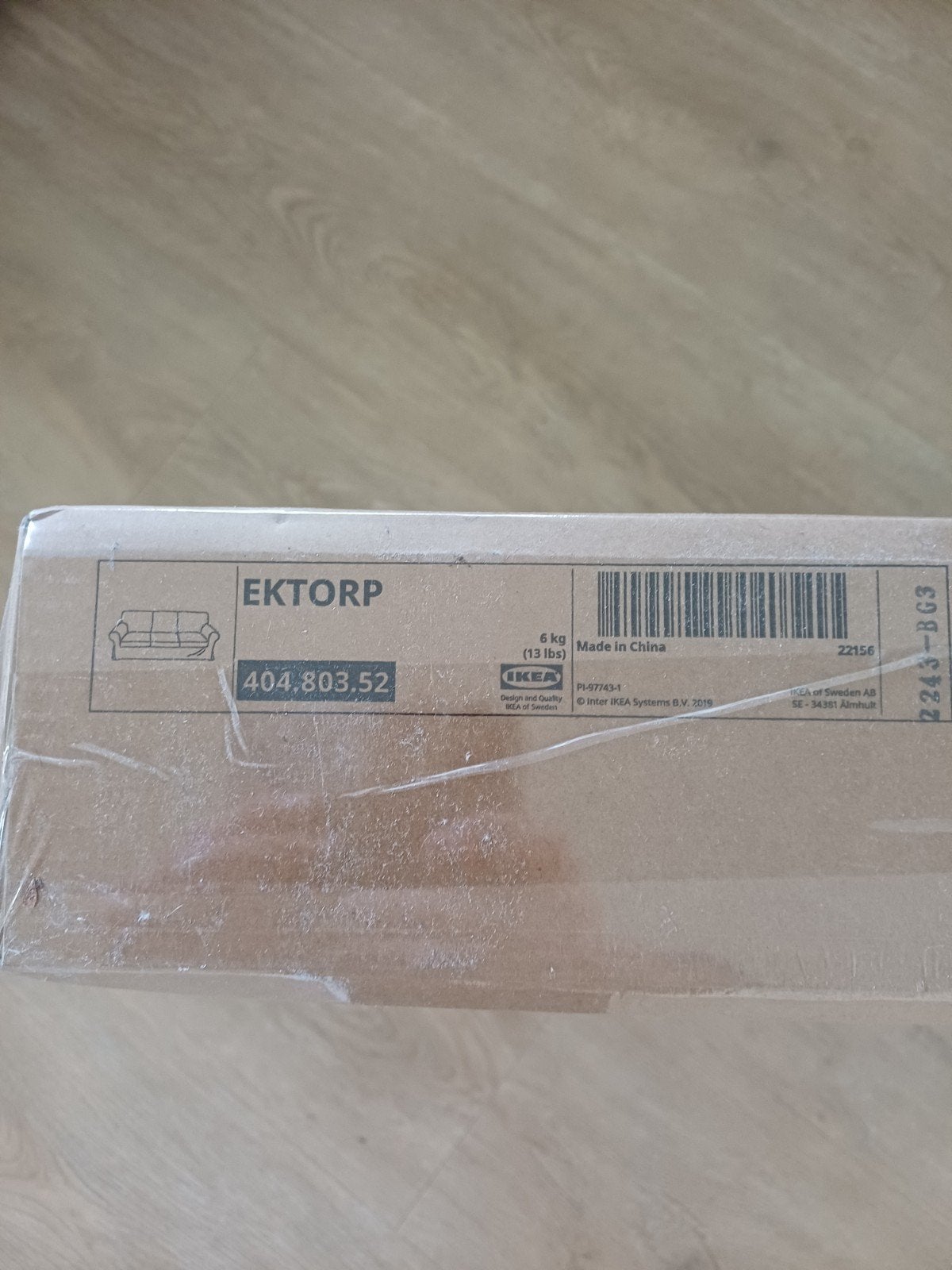 Nieuwe IKEA EKTORP bankhoes - Ongeopend, 75 tot 100 cm, Ophalen of Verzenden, Stof, Nieuw