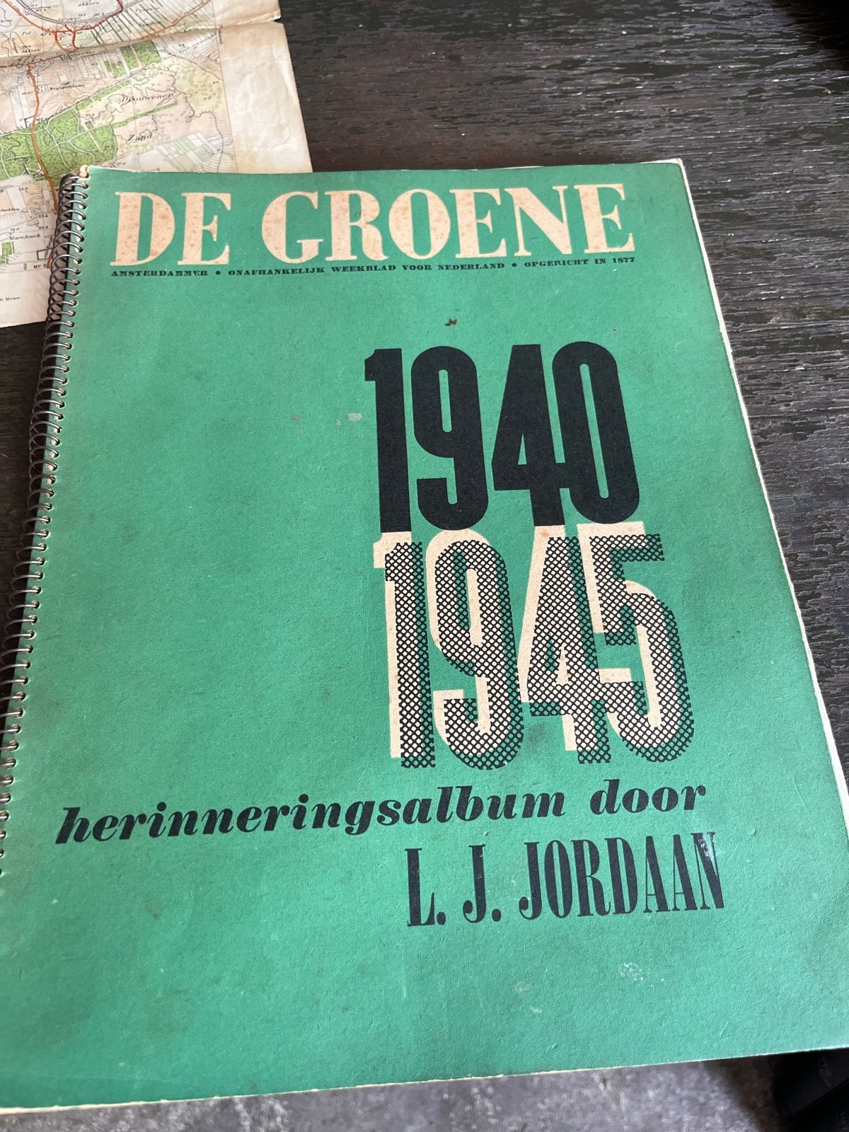 De Groene 1940-1945 Herinneringsalbum L.J. Jordaan, Verzenden, Tweede Wereldoorlog, Gelezen, Algemeen