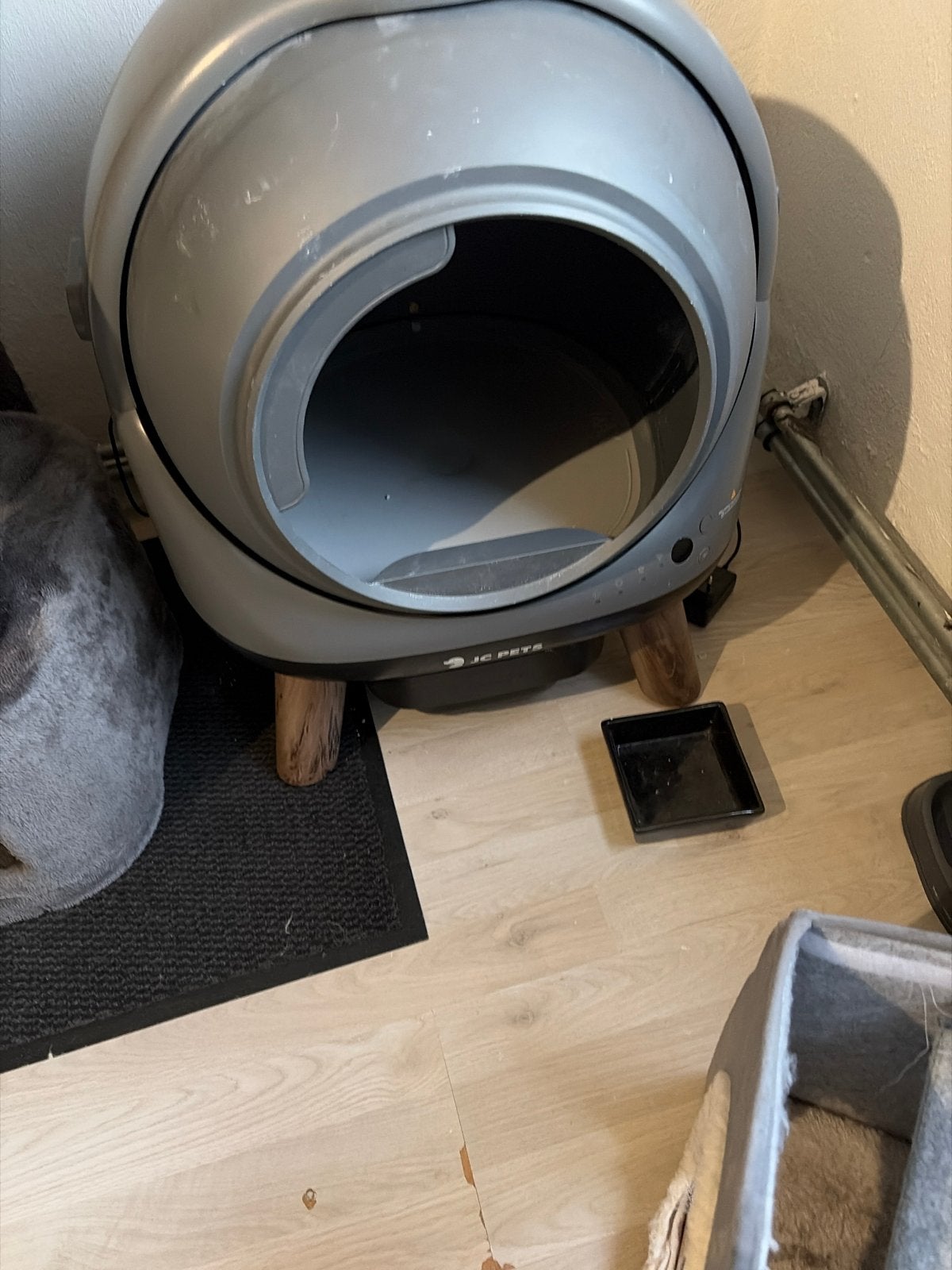 Jc pets elektrische kattenbak, Ophalen of Verzenden, Zelfreinigend, Zo goed als nieuw, Gesloten