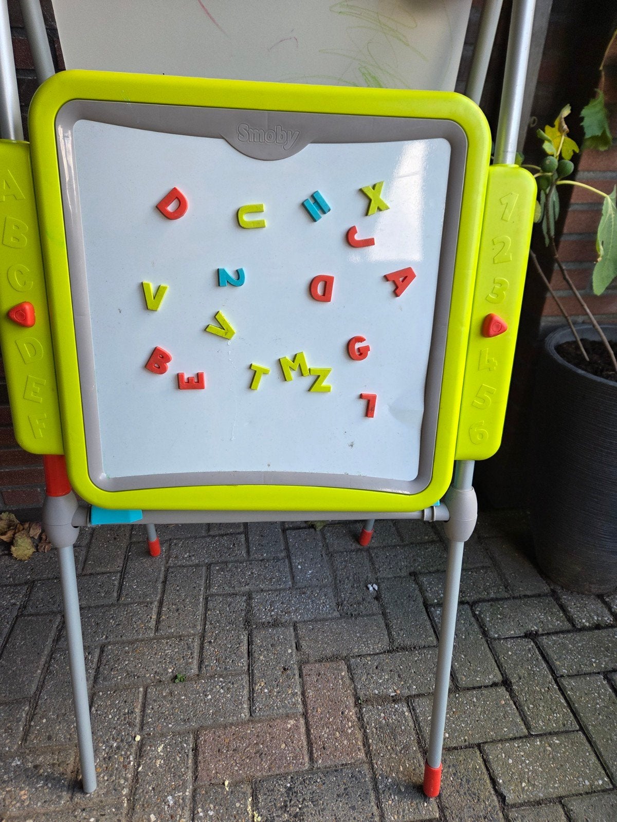 Smoby - Krijt en magnetisch tekenbord, Ophalen, Gebruikt, Krijtbord