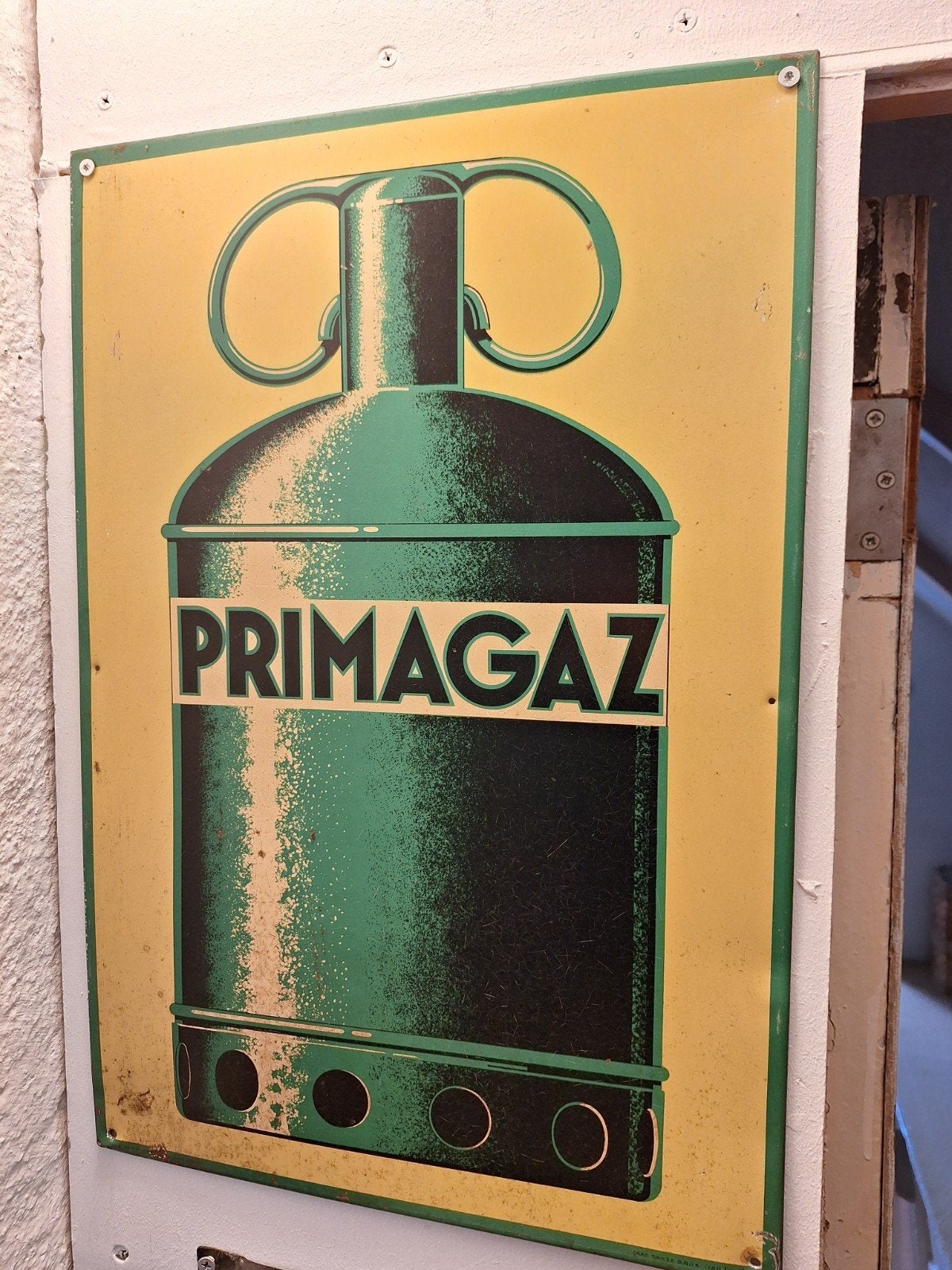 blikken reclamebord, Ophalen of Verzenden, Reclamebord
