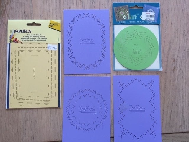 incire/lace snij en vlechtmallen, Ophalen of Verzenden, Zo goed als nieuw, Overige thema's, Pons of Mal