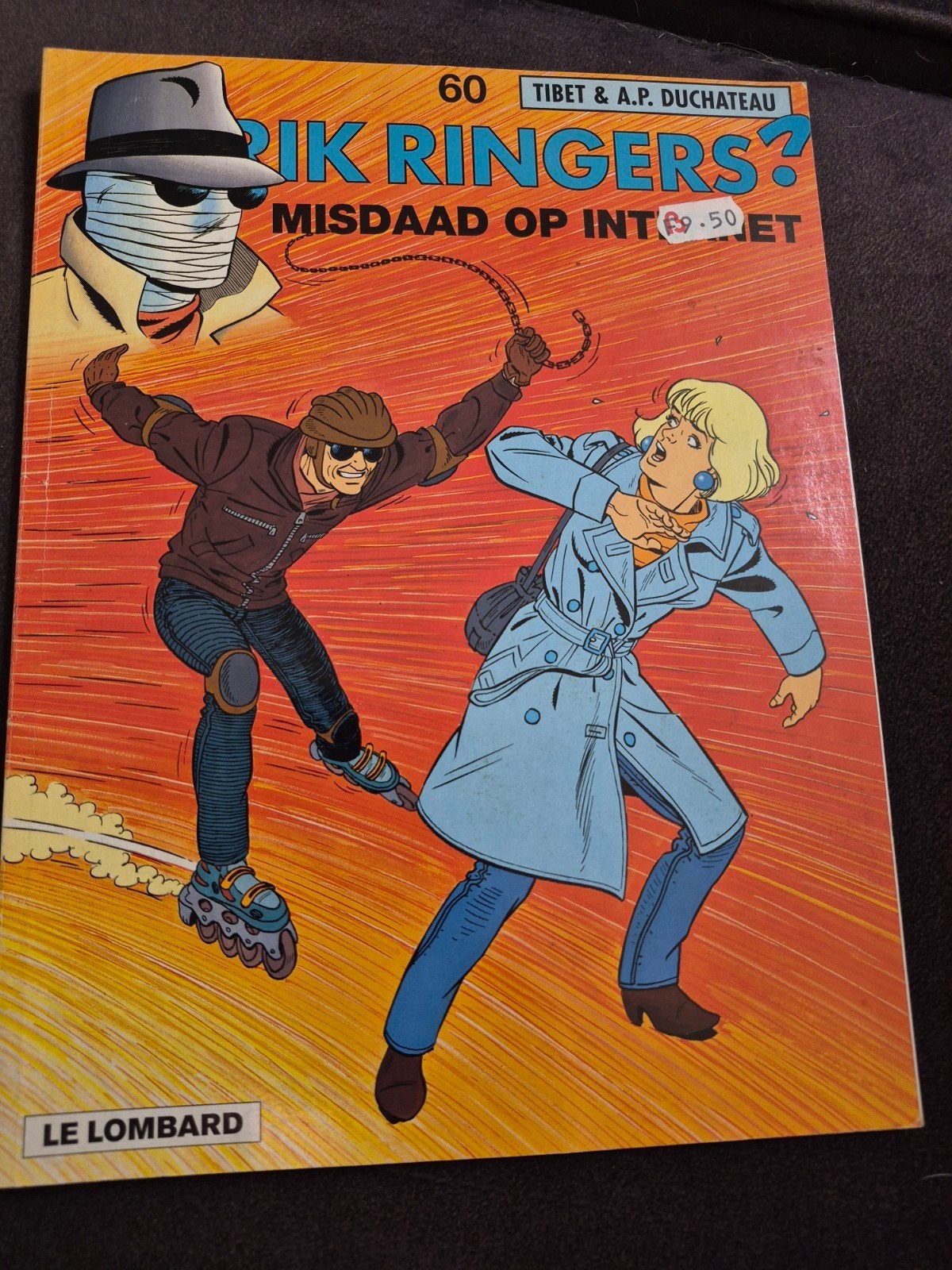 Rik Ringers nr 60 - Misdaad op Internet - 1e druk 1998, Boeken, Stripboeken, Eén stripboek, Ophalen of Verzenden, Zo goed als nieuw