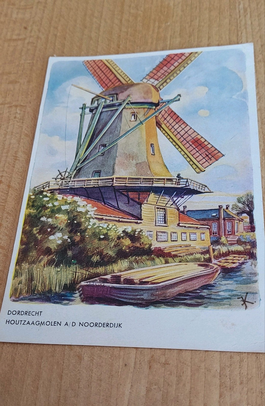 Dordrecht houtzaag molen a.d. noorderdijk, Ophalen of Verzenden