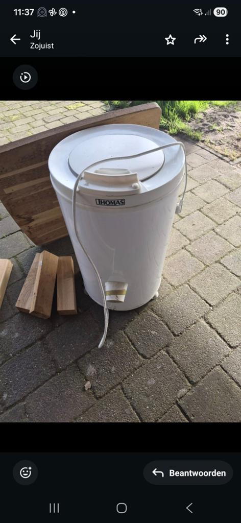 Centrifuge werkt prima., Ophalen of Verzenden, Gebruikt, Kunststof, Minder dan 50 cm
