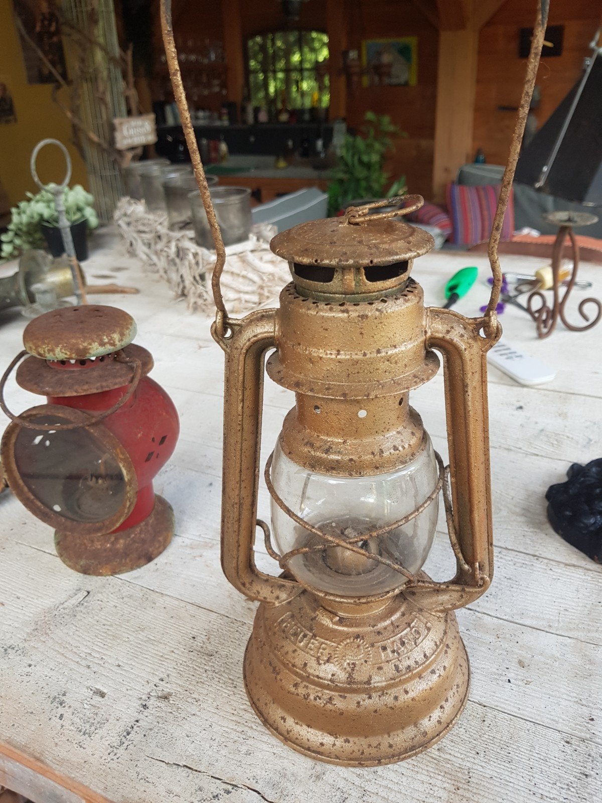Feuer hand stormlamp, Ophalen of Verzenden