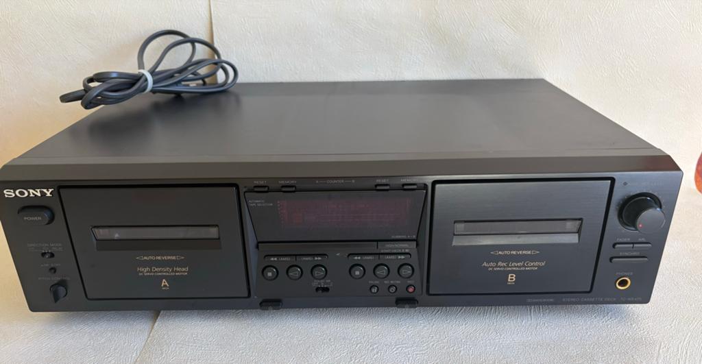 Sony TC-WE475 Stereo Cassettedeck - Dubbel Deck, Ophalen of Verzenden, Dubbel, Sony