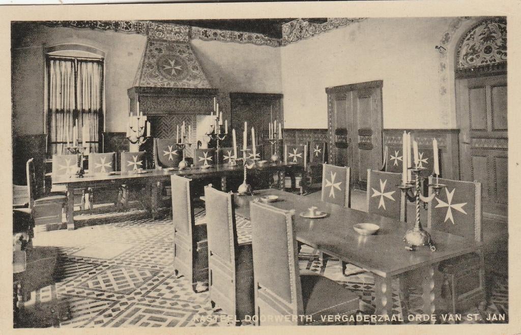 interieur kasteel doorwerth, Ophalen of Verzenden, 1940 tot 1960, Gelderland