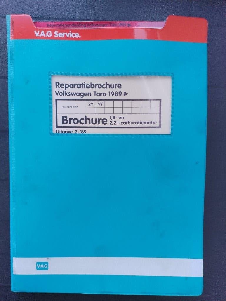 Vw Taro dealer werkplaatsboek 1,8 - 2.2 benzine motor 2Y  4Y, Ophalen of Verzenden, Gelezen, Volkswagen