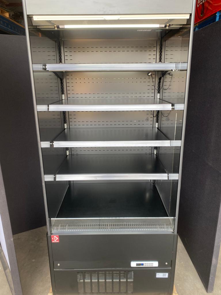 Wandkoeling met rolgordijn koeling winkelkoeling koelkast, Ophalen, Zonder vriesvak, 200 liter of meer, 160 cm of meer