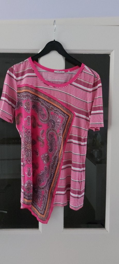 roze top van Passport, mooi!, Kleding | Dames, Tops, Zo goed als nieuw, Korte mouw, Roze, Ophalen