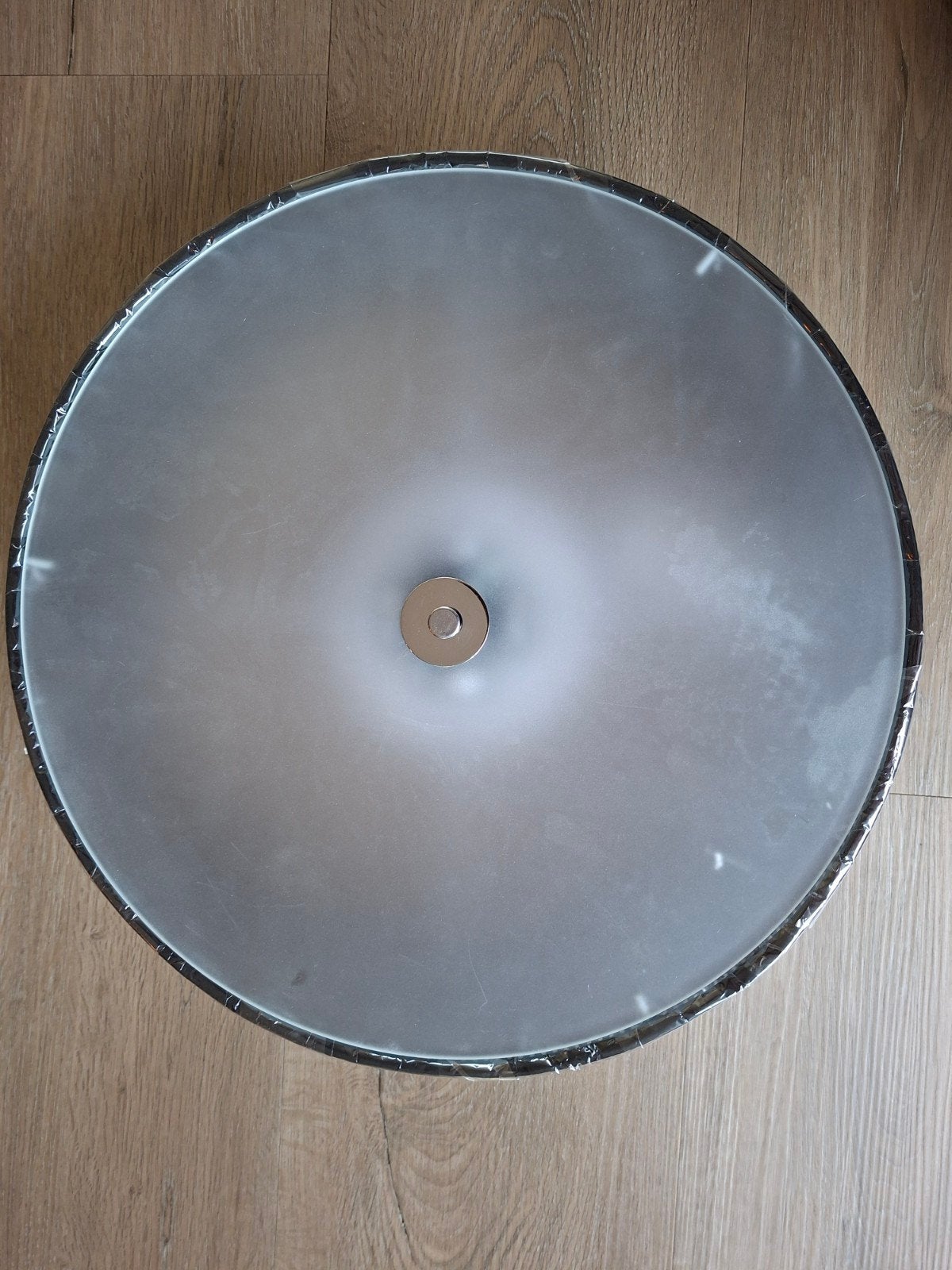Plafondlamp 40cm zilverkleurige rand - JAGO DEKLT041, Zilver, Modern, Metaal, Nieuw