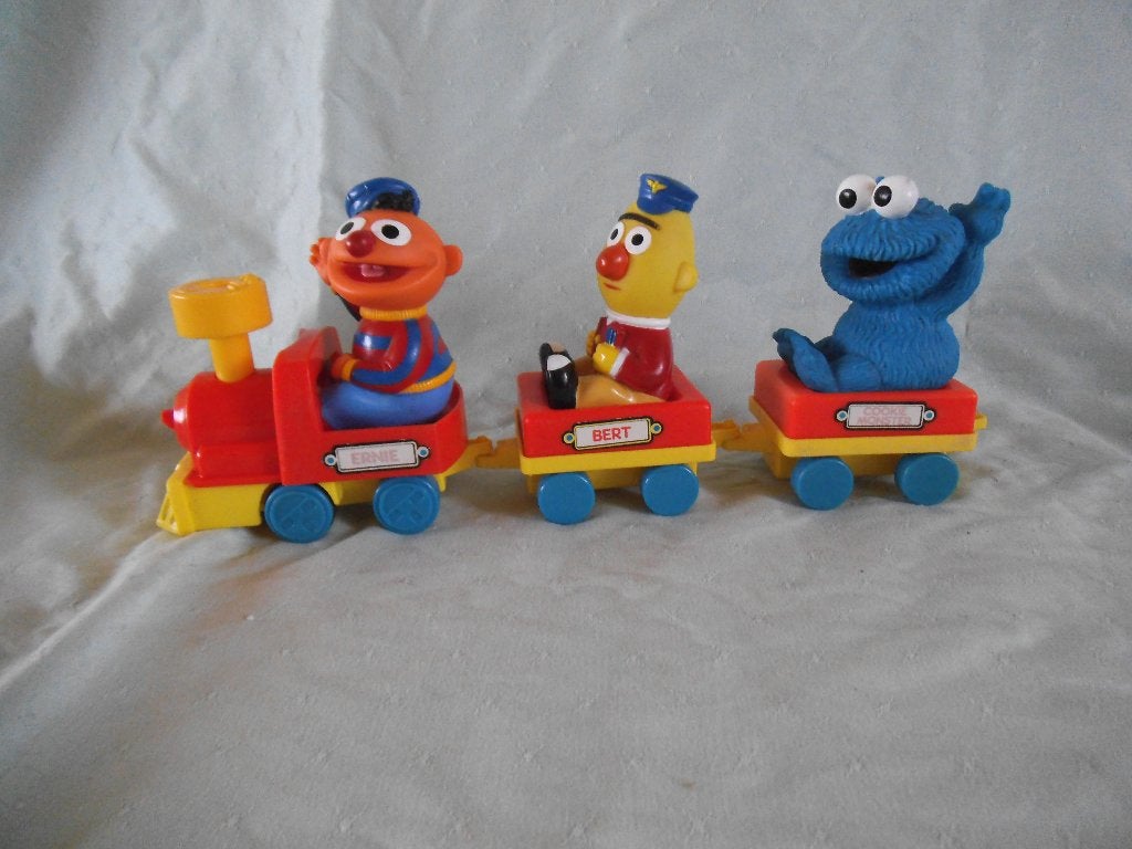 bert en ernie trein, Ophalen of Verzenden, Gebruikt