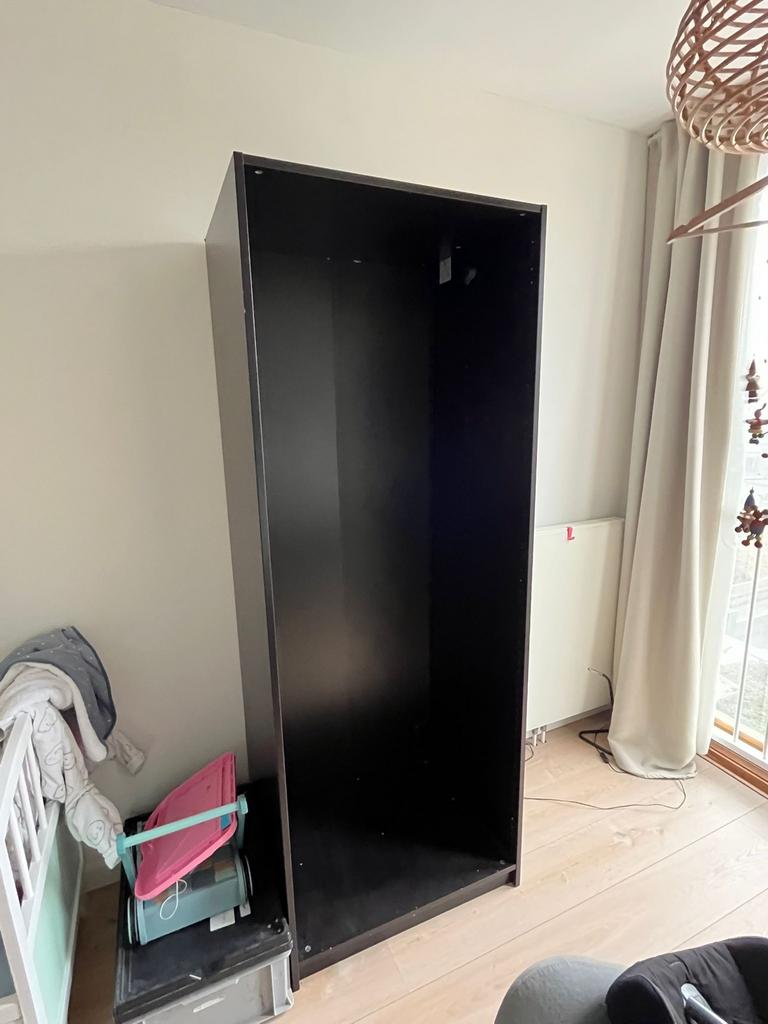 IKEA Pax Kast - 75x58x201 cm - zwartbruin, Huis en Inrichting, Kasten | Kledingkasten, Ophalen, Overige materialen, Gebruikt, 200 cm of meer