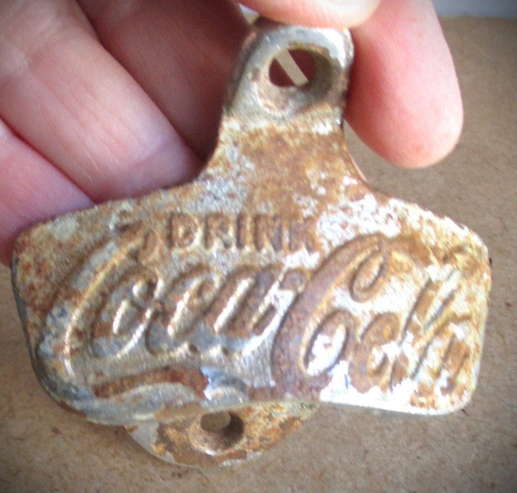 Coca-Cola Wand opener~jaren 60~Oude wandopener, Ophalen of Verzenden, Gebruikt, Gebruiksvoorwerp