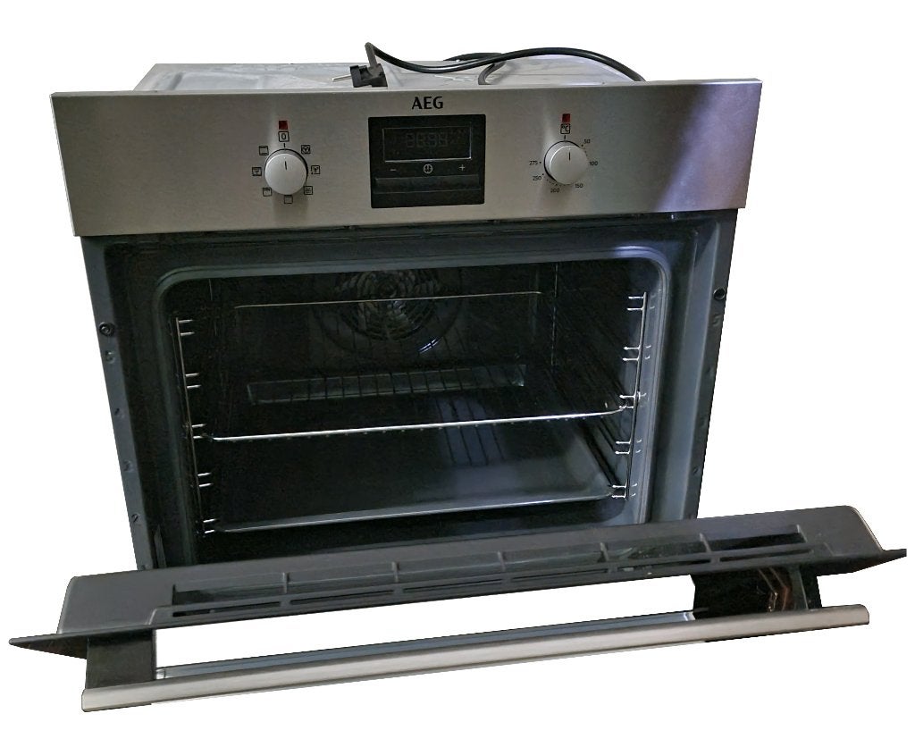 AEG Inbouwoven SurroundCook Hetelucht (72L) RVS BES33101ZM, Niet bekend, Hete lucht, AEG, Refurbished