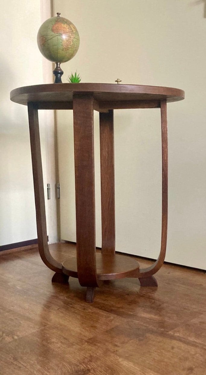 Art Deco Amsterdamse School bijzettafel dranktafel., Ophalen