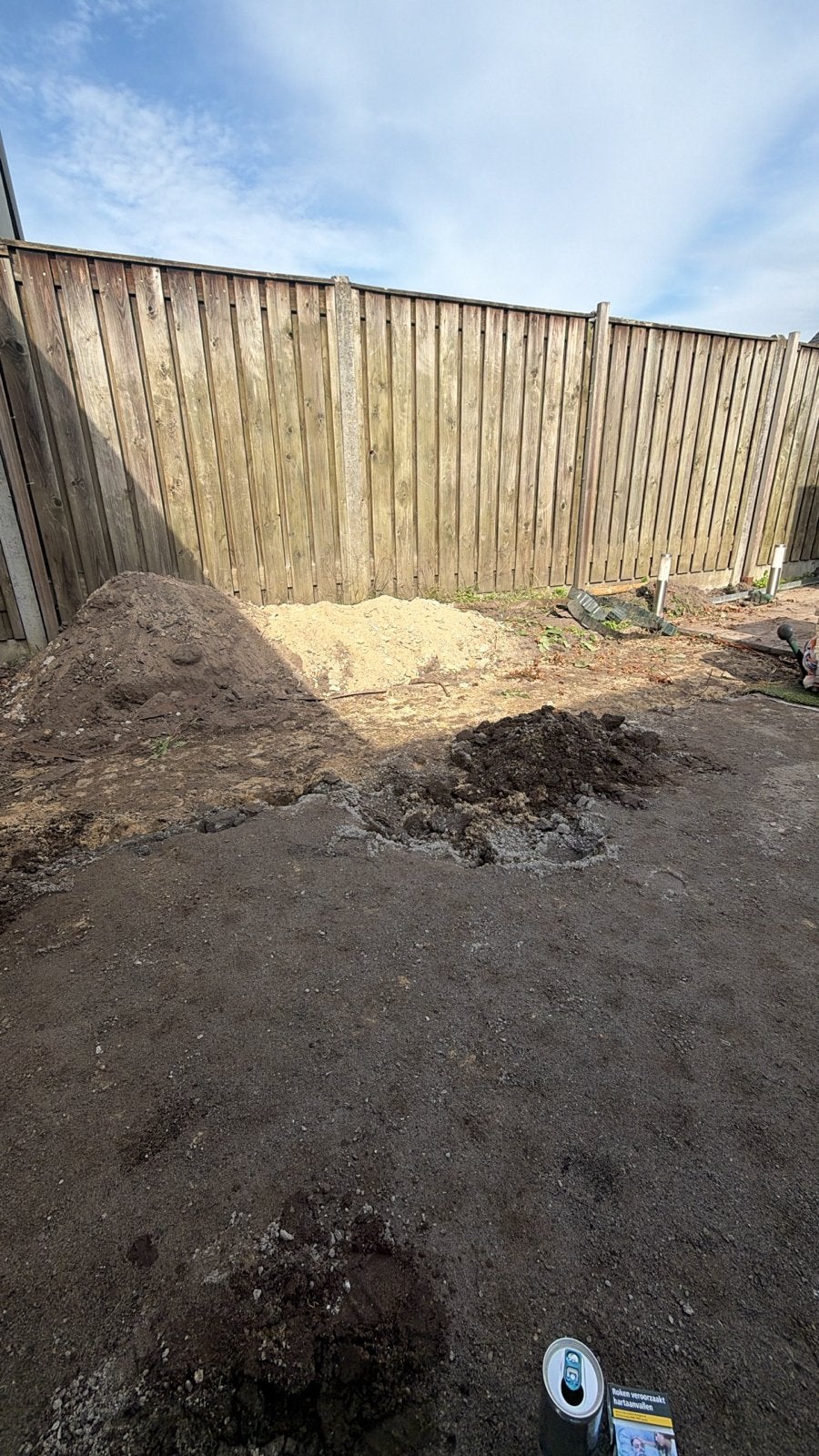 Ophoogzand en tuinaarde gratis af te halen, Ophalen, Gebruikt, Ophoogzand