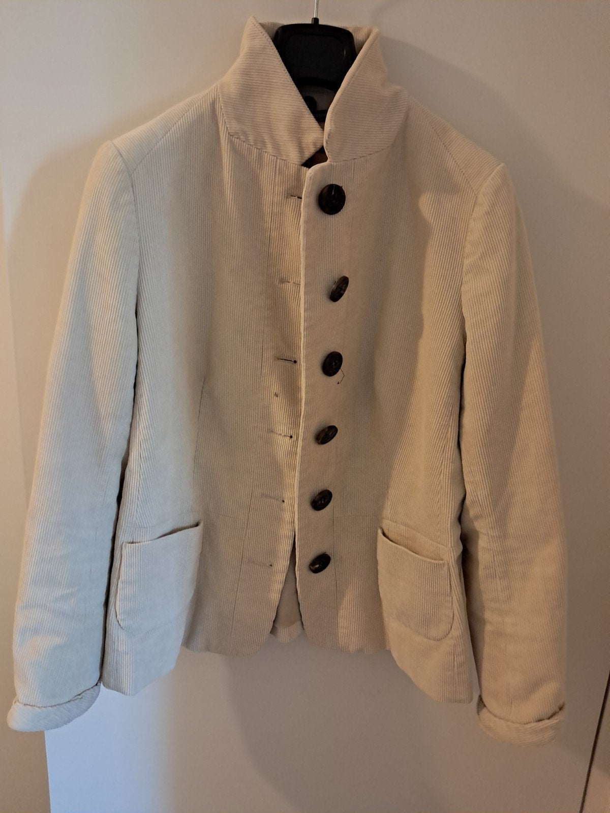 Natan Collection Beige Corduroy Jasje Maat 44 , valt als 42, Verzenden, Beige, Maat 42/44 (L), Zo goed als nieuw