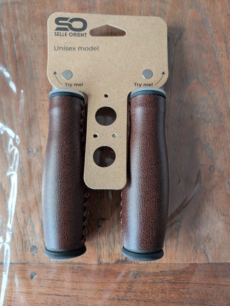 Selle Orient lederen fietshandvaten, Leer, Stuur, Nieuw, Ophalen of Verzenden