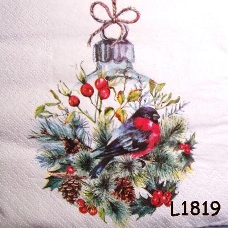 Servetten decoupage/bullet journal - kerst L1819 L1820, Hobby en Vrije tijd, Knutselen, Verzenden, Nieuw